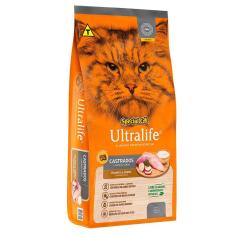 Imagem de Ração Seca Special Cat Ultralife Frango e Arroz para Gatos Castrados - 3 Kg