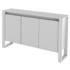 Imagem de Balcão Armário Para Escritório 3 Portas Me4147 Branco - Tecnomobili -