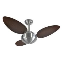 Imagem de Ventilador de Teto Infinity Commerce Colonial Prata Es 3 Pás MDF Tb 22