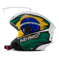 Imagem de Capacete Aberto De Moto Feminino E Masculino New Liberty Three Branco 