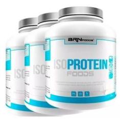 Imagem de Kit 3x Whey Protein Isolado 2kg - Brn Foods