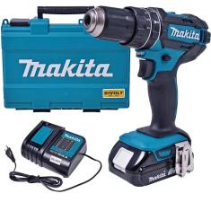 Imagem de Parafusadeira E Furadeira De Impacto A Bateria 18V - Makita Dhp482sy