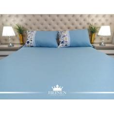 Imagem de Jogo De Cama Queen 3 Pçs Em Malha 100% Algodão - Heinen Enxovais