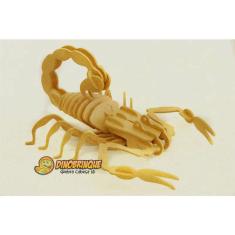 Imagem de Quebra Cabeça 3D escorpião 33 peças em mdf - dinobrinque