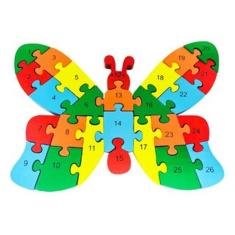 Imagem de Quebra-Cabeça Borboleta MDF - Toy Mix