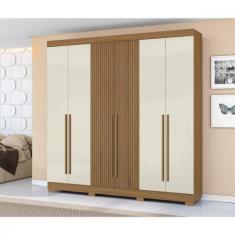 Imagem de Guarda-Roupa Aramóveis 6 Portas 2 Gavetas - Aramoveis, ATACAMA / AREIA