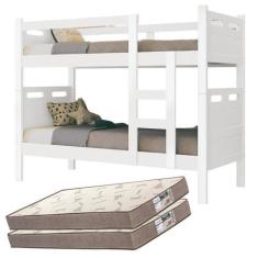 Imagem de Beliche Solteiro Barreto Vira Duas Camas com 2 Colchões D33 Gold Senso