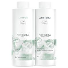 Imagem de Kit Wella Shampoo E Condicionador Nutricurls 1 Litro