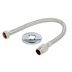 Imagem de Engate Flexível Trançado Mega 60cm e 1/2&quot; em Aço Inox