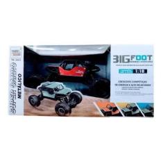 Imagem de Carrinho De Controle Remoto Com Suspensão Big Foot Off Road Azul - Dbr
