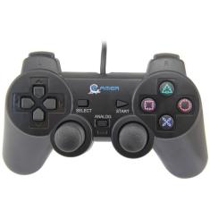 Imagem de Controle Usb Ps2 P/ Computador Notebok C/ Vibração Analógico