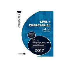 Imagem de Códigos 4 Em 1 - Conjugados - Civil, Comercial, Processo Civil, Constituição Federal - 13ª Ed. 2017 - Editora Saraiva - 9788547214869