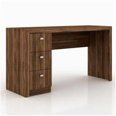 Imagem de Mesa para Computador 3 Gavetas Me4102 Nogal