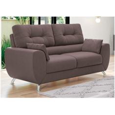 Imagem de Sofá 2 Lugares Suede Amarilis Linoforte