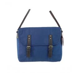 Imagem de Bolsa Masculina Carteiro De Lona Zup Azul Escuro