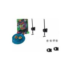 Imagem de Kit 4 Beyblade Metal Led + Lançador + Arena Promoção