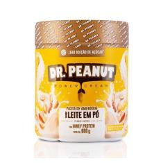 Imagem de Pasta De Amendoim Com Whey Protein Leite Em Pó 600G Dr. Peanut