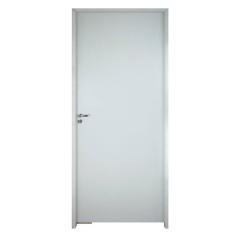 Imagem de Porta Lisa Prime Batente Ecológico 09 Fechadura Stilo Wc 72 X 210 Lado Direito Branco