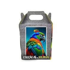 Imagem de Quebra-Cabeça Pássaro Colorido 300 peças Coleção AI