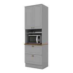 Imagem de Torre Quente 1 Forno Nova York Cinza Com Tampo Nature  Henn