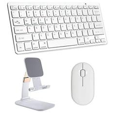 Imagem de Teclado e Mouse Bluetooth, Suporte para iPad Mini 6 - Branco