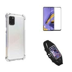 Imagem de Kit Pochete Samsung Galaxy M31 + Capa + Película de Vidro