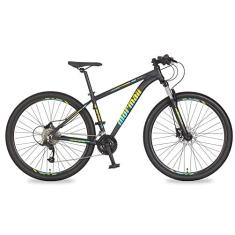 Imagem de Bicicleta Mormaii Aro 29 27V Venice 4.0 Disk Brake Amarelo com Acqua Blue