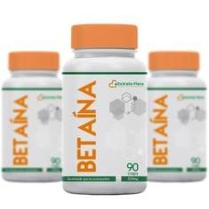 Imagem de Betaína 300Mg 90 Cápsulas (3 Frascos)