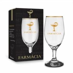 Imagem de Taça Windsor Profissões Farmácia 300ml Presente Brasfoot