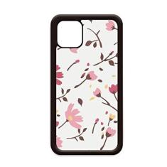 Imagem de Capa Calliopsis Folhas de plantas rosa para iPhone 11 Pro Max para Apple Mobile Case