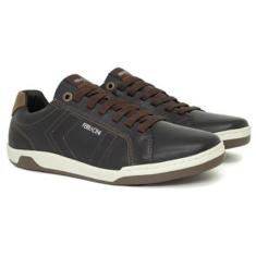 Imagem de Tênis Sapatênis Ferracini Lexus Cadarço Elástico Couro Legítimo Palmilha Macia Confortável 7052-267-Masculino