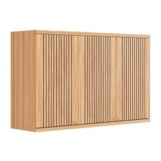 Imagem de Armário de Cozinha Modulado Sauvignon c/ 3 Portas Frisada 120cm Amendo