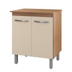 Imagem de Balcão Multiuso Com Tampo 70 Cm 2p Serena Savana Off White Mobbs