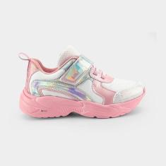 Imagem de Tênis Infantil Bibi Pegasus Rosa Holográfico-Feminino