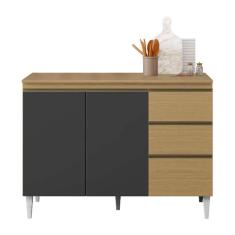 Imagem de Balcão de Cozinha Sophia Clara 120cm com Tampo MDP - Aramóveis