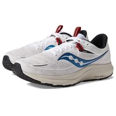 Imagem de Saucony Tênis de corrida masculino Omni 21, Branco/areia, 39