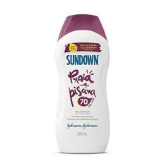 Imagem de Sundown Protetor Solar Corpo e Rosto Praia e Piscina FPS 70, 200ml