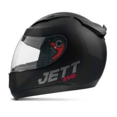 Imagem de Capacete Jett Evo Line Solid Preto Brilhante Tamanho 58 CAP-696PT - Pr
