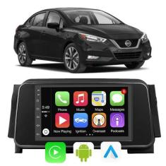 Imagem de Kit Multimidia Carplay Android Auto Nissan Versa 2021 2022 2023 7" Com