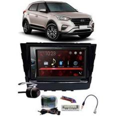 Imagem de Multimídia Pioneer DMH-G228BT Hyundai Creta Bluetooth USB + Moldura + Interface Volante + Chicotes + Câmera Ré