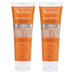 Imagem de Avène Mat Perfect Kit com 2 Unidades – Protetor Solar Clareador com Cor FPS70 – Claro 40g Kit-Unissex