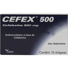 Imagem de Antimicrobiano Cepav Cefex 500 mg - 10 drágeas