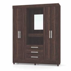 Imagem de Guarda Roupa Casal 4 Portas Capelinha Fortaleza 10061102 Belmont Vila