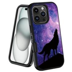 Imagem de stmedazm Capa para iPhone 16 Pro Max, capa protetora de corpo inteiro resistente de grau militar [3 camadas] à prova de poeira à prova de choque para iPhone 16 Pro Max (6,9 polegadas, 2024), Galaxy