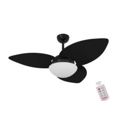 Imagem de Ventilador De Teto Kovalski Nero 3 Pás Preto 127V Com Controle - Mais