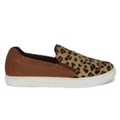 Imagem de Tênis Slip On Feminino Bottero Couro Casual-Feminino