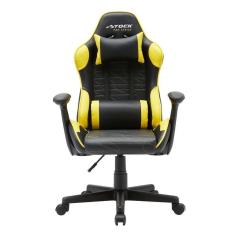 Imagem de Cadeira Gamer Giratória Infantil Stock Car Blume Office Poliuretano (Pu) Preto E Amarelo