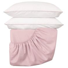 Imagem de Jogo De Lençol Queen Linea Percal 200 Fios 3 Peças - Rose