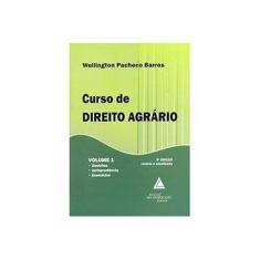 Imagem de Curso de Direito Agrário - Vol. 1 - 9ª Ed. 2015 - Barros, Wellington Pacheco - 9788573489644