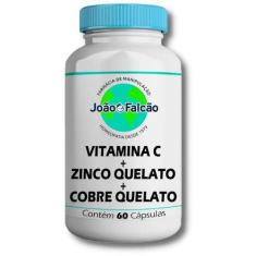 Imagem de Vitamina C 400Mg + Zinco Quelato 15Mg + Cobre Quelato 1Mg (60 Cápsulas